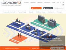 Tablet Screenshot of locarchives.fr